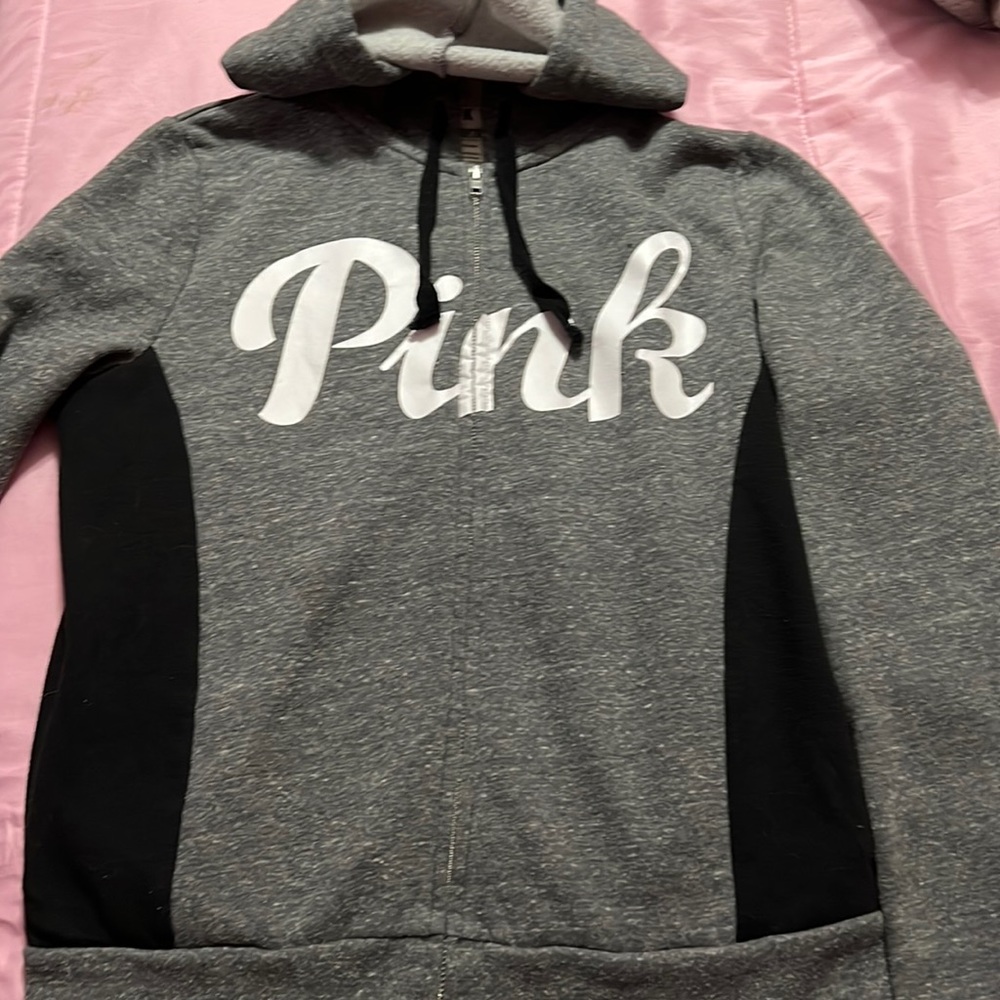 Pink hoodie